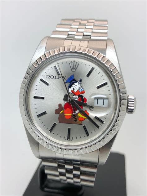 rolex datejust donald duck|Rolex Mickey Mouse .